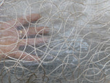 Embroidered Swirls Sheer