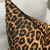 Leopard print pillow
